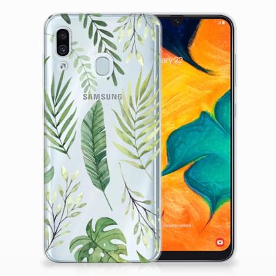 Samsung Galaxy A30 | TPU Case | Leaves