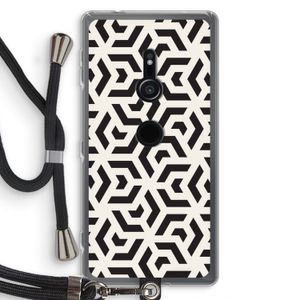 Crazy pattern: Sony Xperia XZ2 Transparant Hoesje met koord