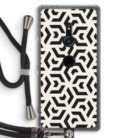 Crazy pattern: Sony Xperia XZ2 Transparant Hoesje met koord