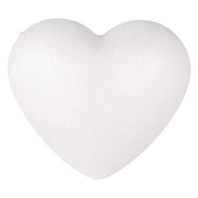Rayher Hobby vormen - hartje - piepschuim - 9 cm - wit - knutselen