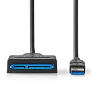 Nedis CCGB75100BK05 Hardeschijfadapter Usb 3.2 Gen1 2.5 " Sata L, Ll, Lll Usb Gevoed