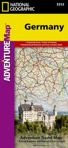 Wegenkaart - landkaart 3312 Adventure Map Germany - Duitsland | Nation