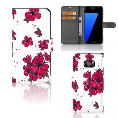 Samsung Galaxy S7 Edge Hoesje Blossom Red
