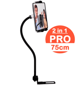 Auto Bus Tablet houder + Telefoonhouder PRO (2 in 1) 6-13 inch - 75 cm