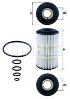 Oliefilter MAHLE, Diameter (mm)64,2mm, u.a. für Mercedes-Benz, Puch, Chrysler