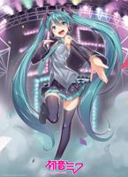 Poster Hatsune Miku Stage 38x52cm Poster Hatsune Miku Stage 38x52cm