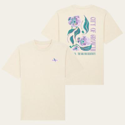ROFFA. heavy t-shirt oversized - City of growth - 100% organisch katoen