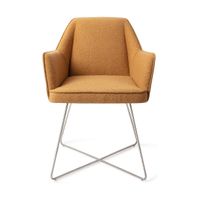 Jesper Home Tome eetkamerstoel Masai Giraffe cross steel