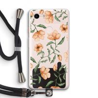 Peachy flowers: Pixel 3 XL Transparant Hoesje met koord