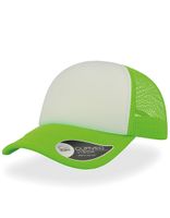 Atlantis AT505 Rapper Cap - White/Green-Fluo/Green-Fluo - One Size