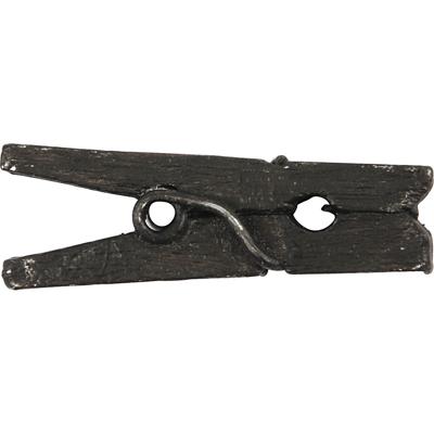 Creativ Company Mini wasknijpers, l: 25 mm, b: 3 mm, zwart, 36 stuk/ 1 doos