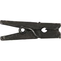 Creativ Company Mini wasknijpers, l: 25 mm, b: 3 mm, zwart, 36 stuk/ 1 doos
