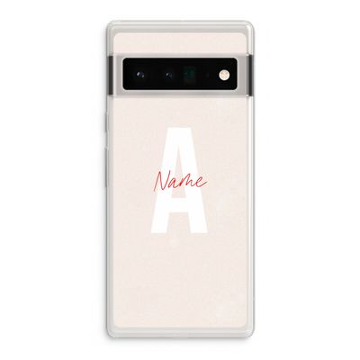 Strawberry Milkshake: Google Pixel 6 Pro Transparant Hoesje