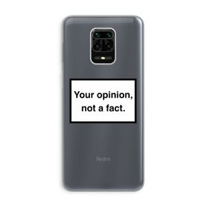 Your opinion: Xiaomi Redmi Note 9 Pro Transparant Hoesje