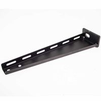Plankendrager 300mm breed zwart structuur stoere wandbeugel industrieel design