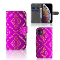 Wallet Case Apple iPhone 11 Barok Roze Wallet Case Apple iPhone 11 Barok Roze