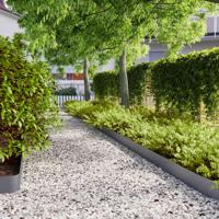 Gazonranden 50 st 15x103 cm koudgewalst staal antraciet