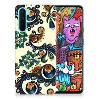 Siliconen Hoesje OnePlus Nord Barok Flower - thumbnail