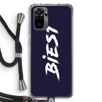 Biest: Xiaomi Redmi Note 10 Pro Transparant Hoesje met koord