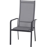 Siena Garden Dining Move Ses P78403 Tuinstoel Aluminium Antraciet (mat), Lichtgrijs Siena Garden Dining Move Ses P78403 Tuinstoel Aluminium Antraciet (mat), Lichtgrijs