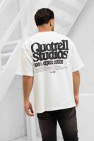 Quotrell Puff Studios T-Shirt Heren Wit/Zwart - Maat S - Kleur: Wit | Soccerfanshop