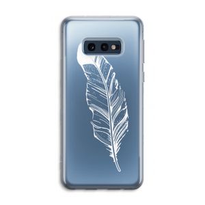 Pluim: Samsung Galaxy S10e Transparant Hoesje