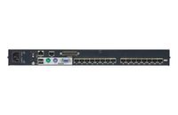 Aten 1-Lokale/externe gedeelde toegang, 16-poorts Cat 5 KVM over IP-switch met poort serieschakeling - thumbnail