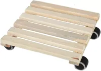 Esschert Design trolley naturel vierkant indoor