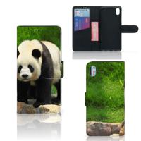 Xiaomi Redmi 7A | Telefoonhoesje | Met pasjeshouder | Panda