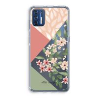 Sweet heaven geometrics: Motorola Moto G9 Plus Transparant Hoesje