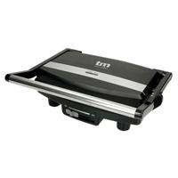 Grilplaat TM Electron 1500 W 28 x 19 cm Staal