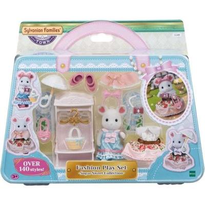 SYLVANIAN FAMILIES De modekoffer en de grote zus van marshmallowmuis voor kinderen