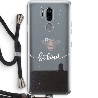 Be(e) kind: LG G7 Thinq Transparant Hoesje met koord
