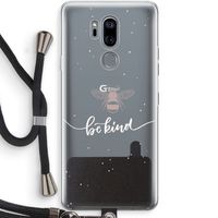 Be(e) kind: LG G7 Thinq Transparant Hoesje met koord