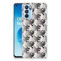 OPPO Reno 6 5G TPU Hoesje Salamander Grey - thumbnail