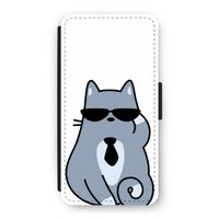 Cool cat: iPhone 12 Flip Hoesje
