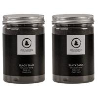 Esschert Design Zen tuin zand - zwart - 1000 gram - minituin