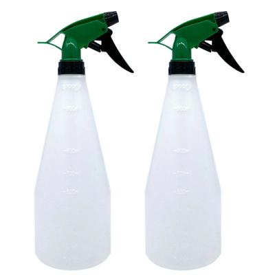 Pro Garden Plantenspuit - 2x - water versproeiers - kunststof - groen/zwart - inhoud 1 liter Pro Garden Plantenspuit - 2x - water versproeiers - kunststof - groen/zwart - inhoud 1 liter