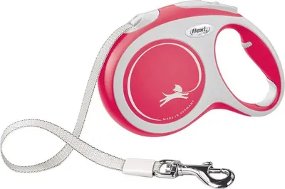 Flexi rollijn new comfort tape L rood 5 meter