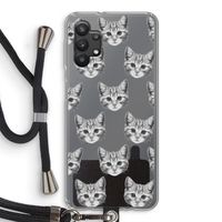 Kitten: Samsung Galaxy A32 5G Transparant Hoesje met koord