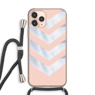 Marmeren pijlen: iPhone 11 Pro Transparant Hoesje met koord