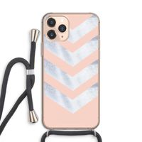 Marmeren pijlen: iPhone 11 Pro Transparant Hoesje met koord