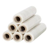 Handwikkelfolie 17 micron 45 cm x 300 meter transparant 1-zijdig klevend