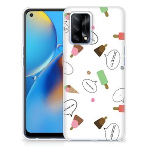 OPPO A74 4G Siliconen Case IJsjes