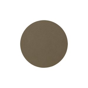 LIND DNA - Glass Mat Circle - Onderzetter 10cm Nupo Army Green