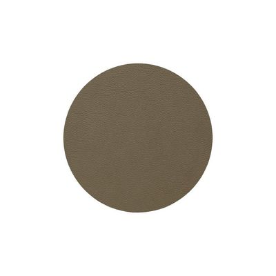LIND DNA - Glass Mat Circle - Onderzetter 10cm Nupo Army Green