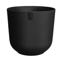 Jazz rond 16cm living black bloempot elho - Elho