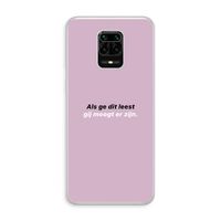 gij moogt er zijn: Xiaomi Redmi Note 10 Lite Transparant Hoesje gij moogt er zijn: Xiaomi Redmi Note 10 Lite Transparant Hoesje