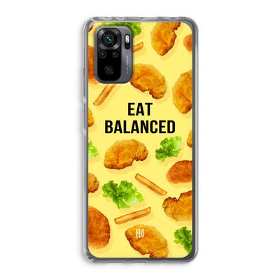 Eat Balanced: Xiaomi Redmi Note 10 Pro Transparant Hoesje