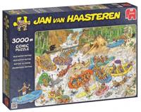 Jan van Haasteren ‚Äì Wild Water Raften Puzzel 3000 Stukjes